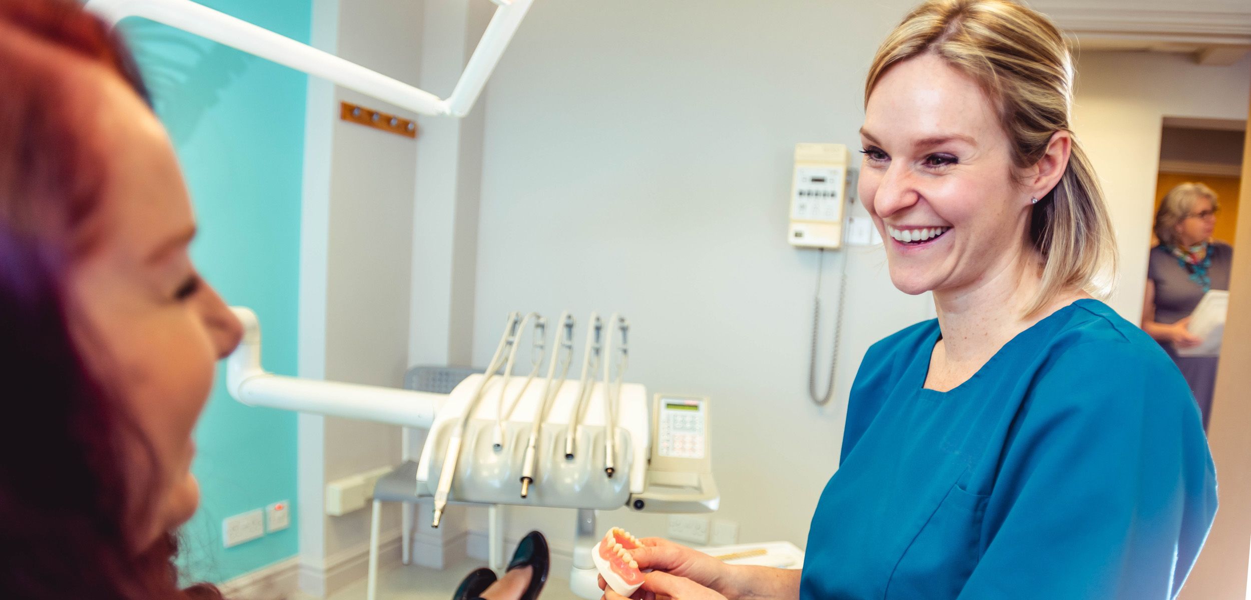 Welcoming new patients.